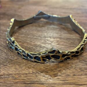 Accessocraft Vintage Gold Textured Bracelet